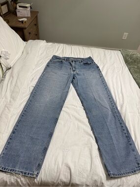 Vintage 90’s Polo by Ralph Lauren Men's Light Blue Relaxed Jeans